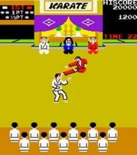 une photo d'Ã©cran de Karate Champ sur Arcade